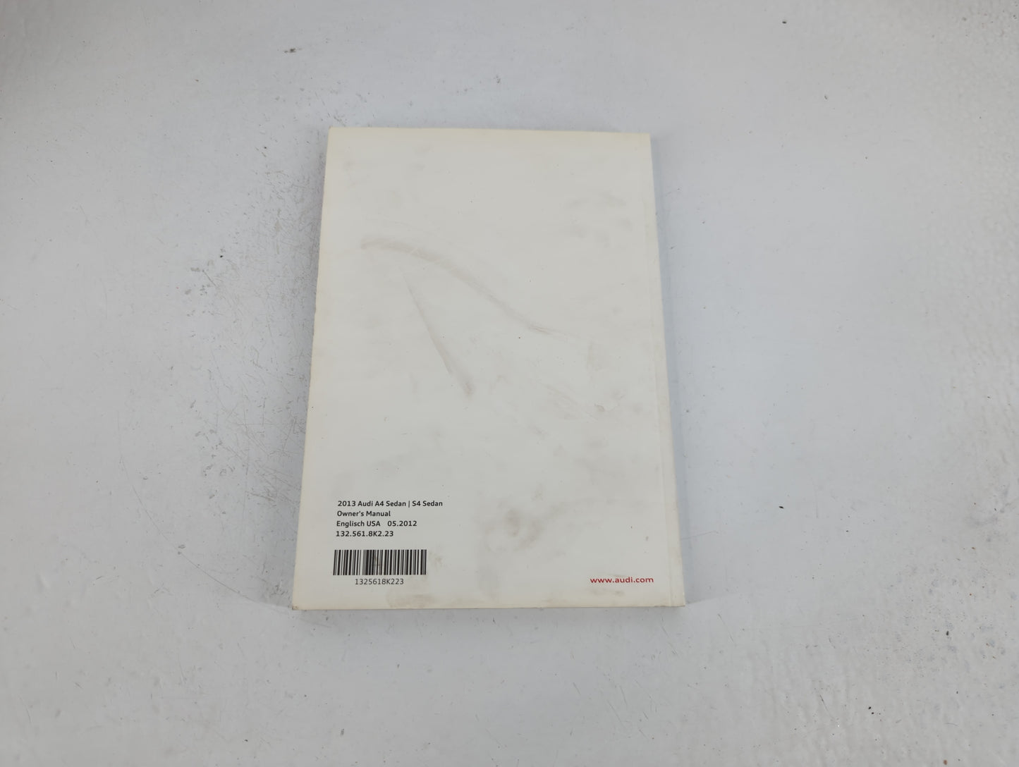 2013 Audi A4 Owners Manual Book Guide P/N:132 561 8K2 OEM Used Auto Parts - Oemusedautoparts1.com