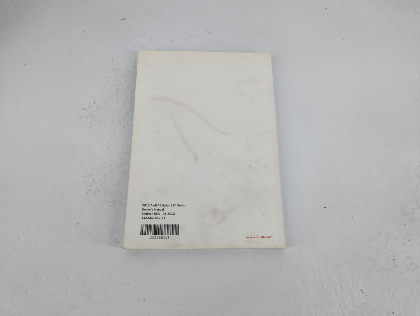 2013 Audi A4 Owners Manual Book Guide P/N:132 561 8K2 OEM Used Auto Parts - Oemusedautoparts1.com