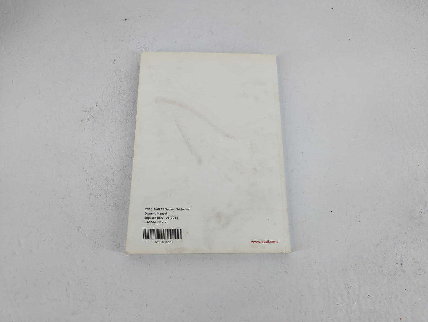 2013 Audi A4 Owners Manual Book Guide P/N:132 561 8K2 OEM Used Auto Parts - Oemusedautoparts1.com
