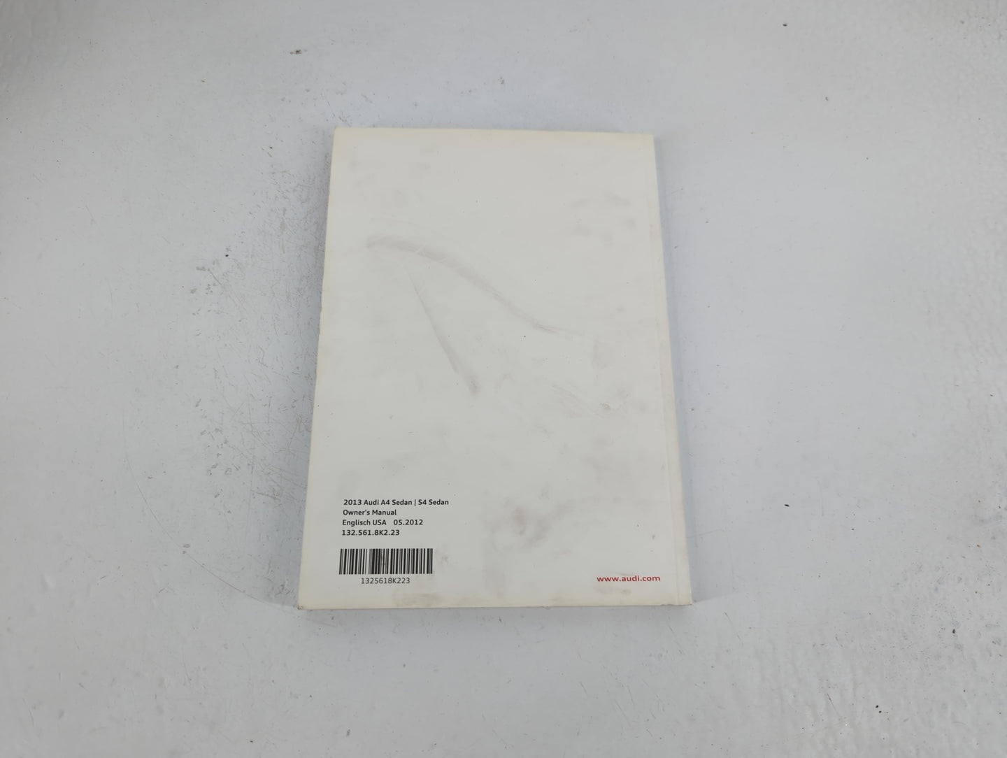 2013 Audi A4 Owners Manual Book Guide P/N:132 561 8K2 OEM Used Auto Parts - Oemusedautoparts1.com