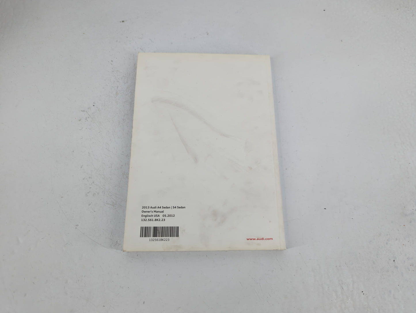 2013 Audi A4 Owners Manual Book Guide P/N:132 561 8K2 OEM Used Auto Parts - Oemusedautoparts1.com