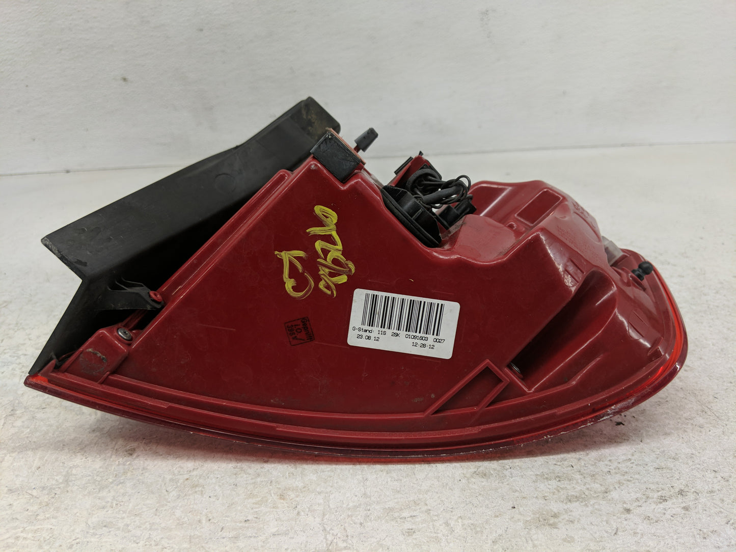 2013-2016 Audi A4 Tail Light Assembly Driver Left OEM Fits Fits 2013 2014 2015 2016 OEM Used Auto Parts - Oemusedautoparts1.