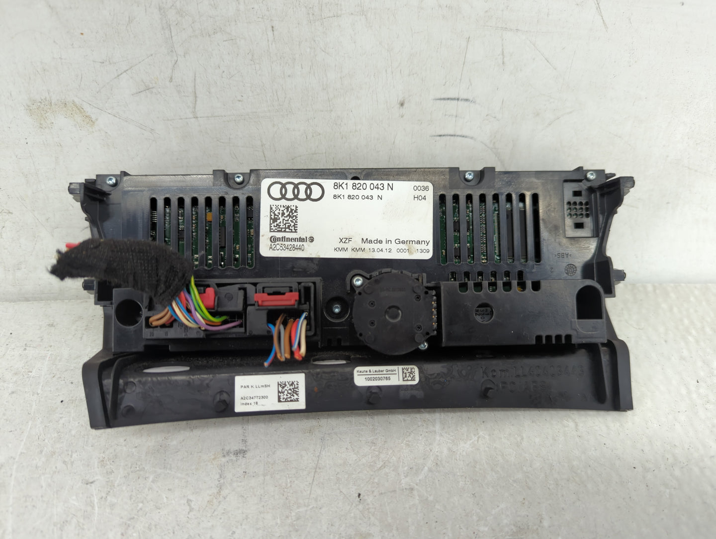 2013-2016 Audi A4 Climate Control Module Temperature AC/Heater Replacement P/N:8K1 820 043 N Fits Fits 2013 2014 2015 2016 2