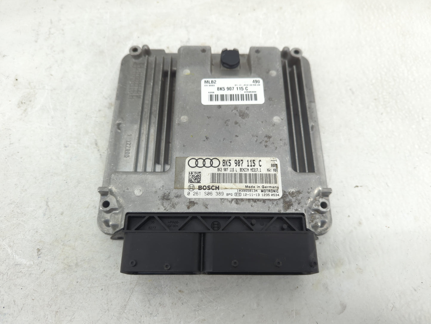 2013-2016 Audi A4 PCM Engine Control Computer ECU ECM PCU OEM P/N:8K5907115C Fits Fits 2013 2014 2015 2016 OEM Used Auto Par