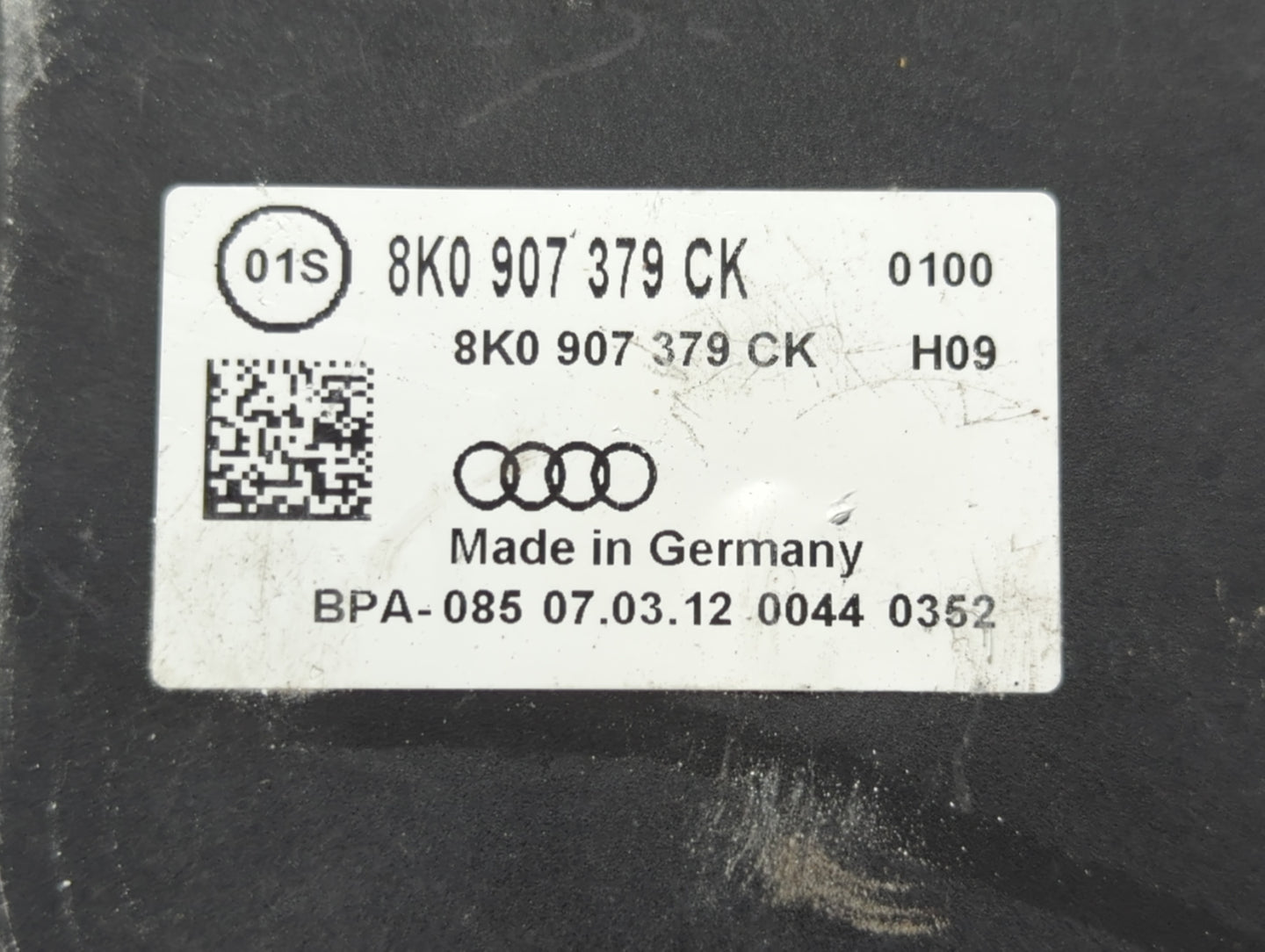 2013 Audi A4 ABS Pump Control Module Replacement P/N:8K0 907 379 CK Fits OEM Used Auto Parts - Oemusedautoparts1.com