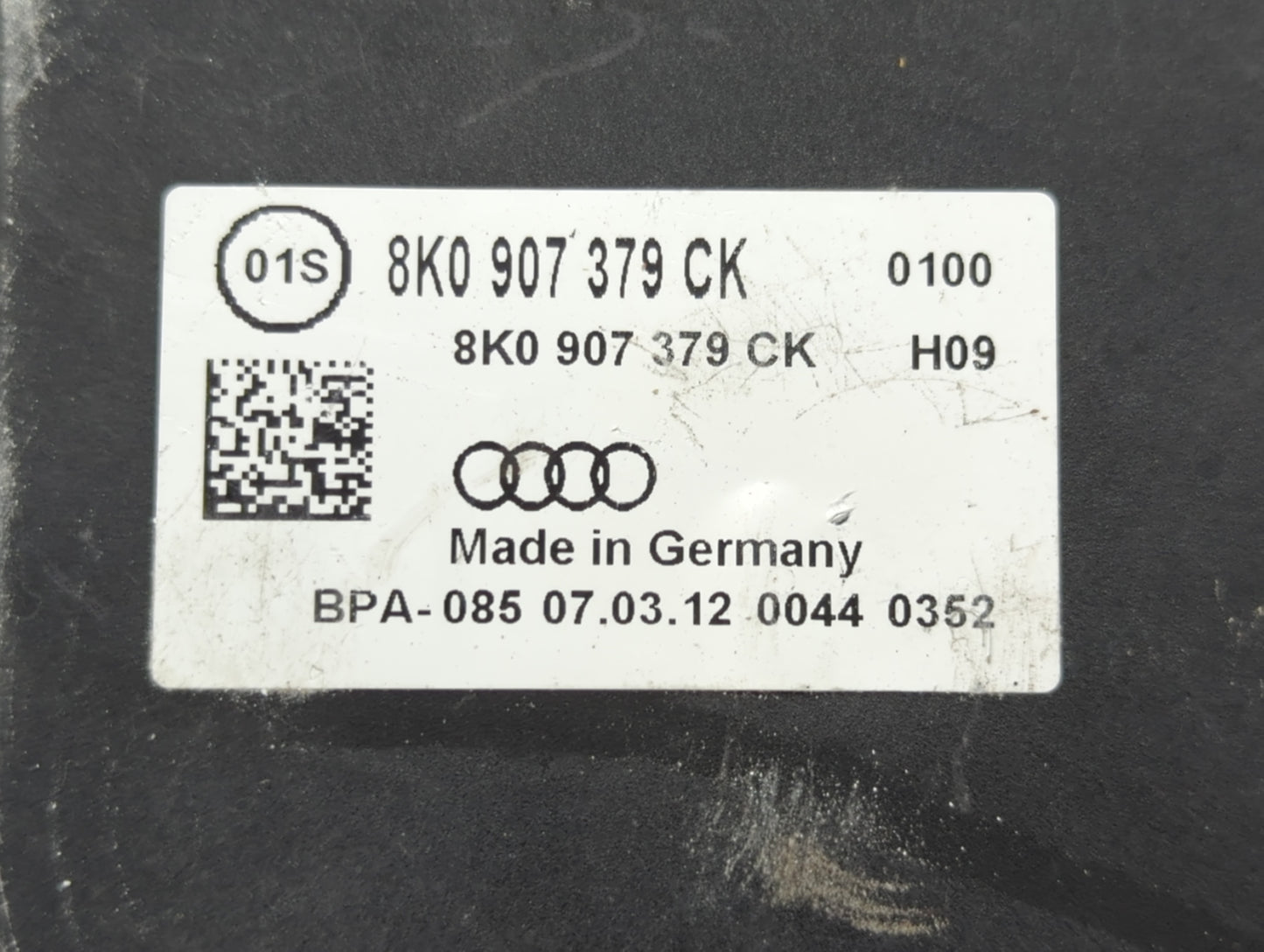 2013 Audi A4 ABS Pump Control Module Replacement P/N:8K0 907 379 CK Fits OEM Used Auto Parts - Oemusedautoparts1.com