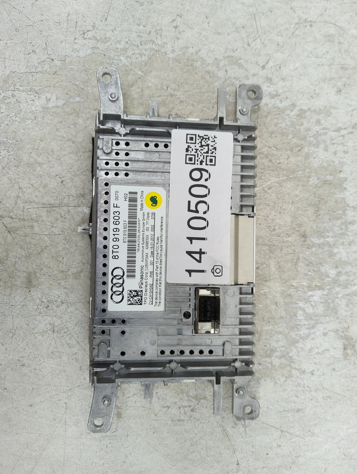 2013-2016 Audi A4 Information Display Screen 1410509 - Oemusedautoparts1.com