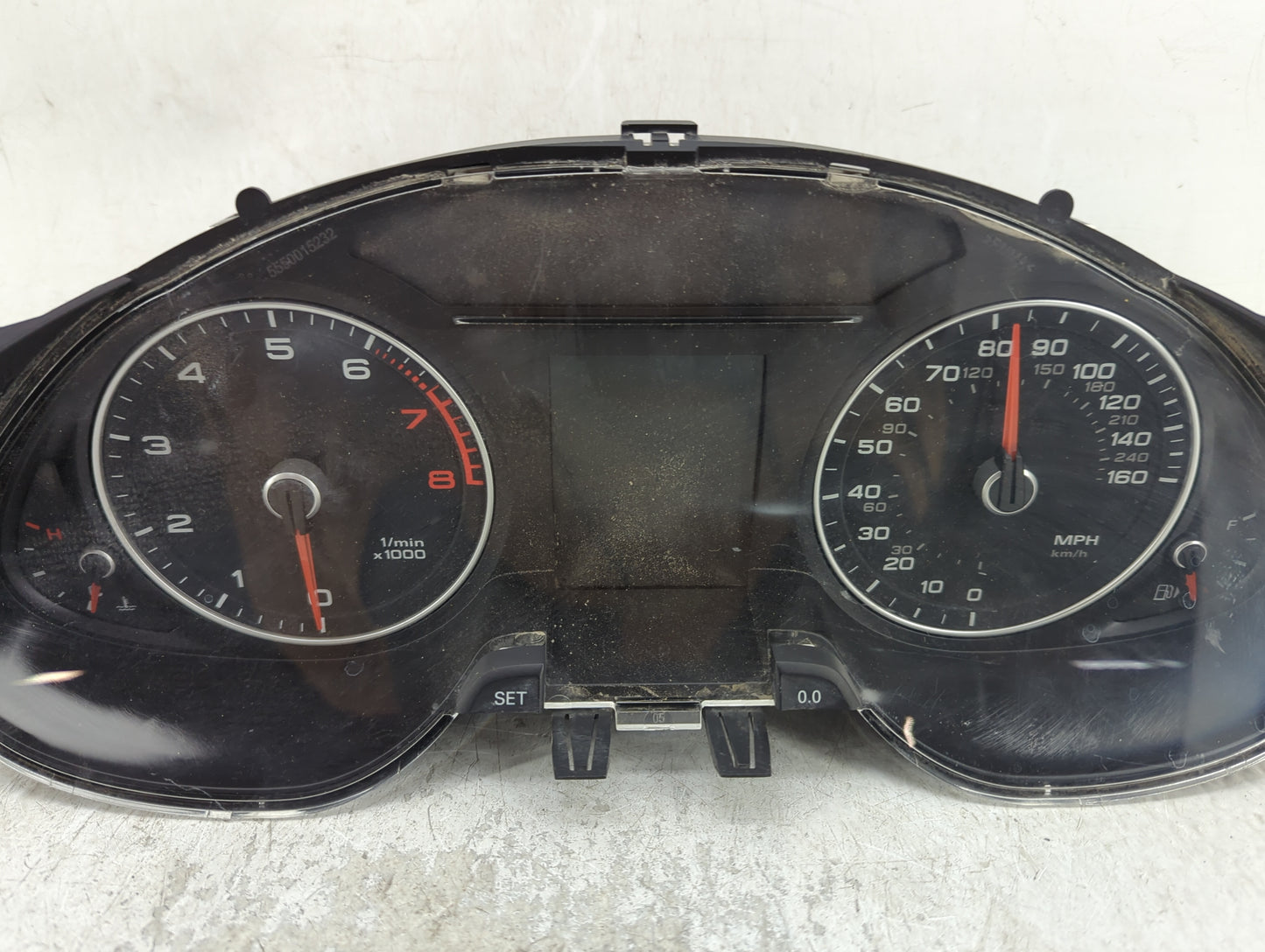 2013 Audi A4 Instrument Cluster Speedometer Gauges P/N:8K0920950P Fits OEM Used Auto Parts - Oemusedautoparts1.com