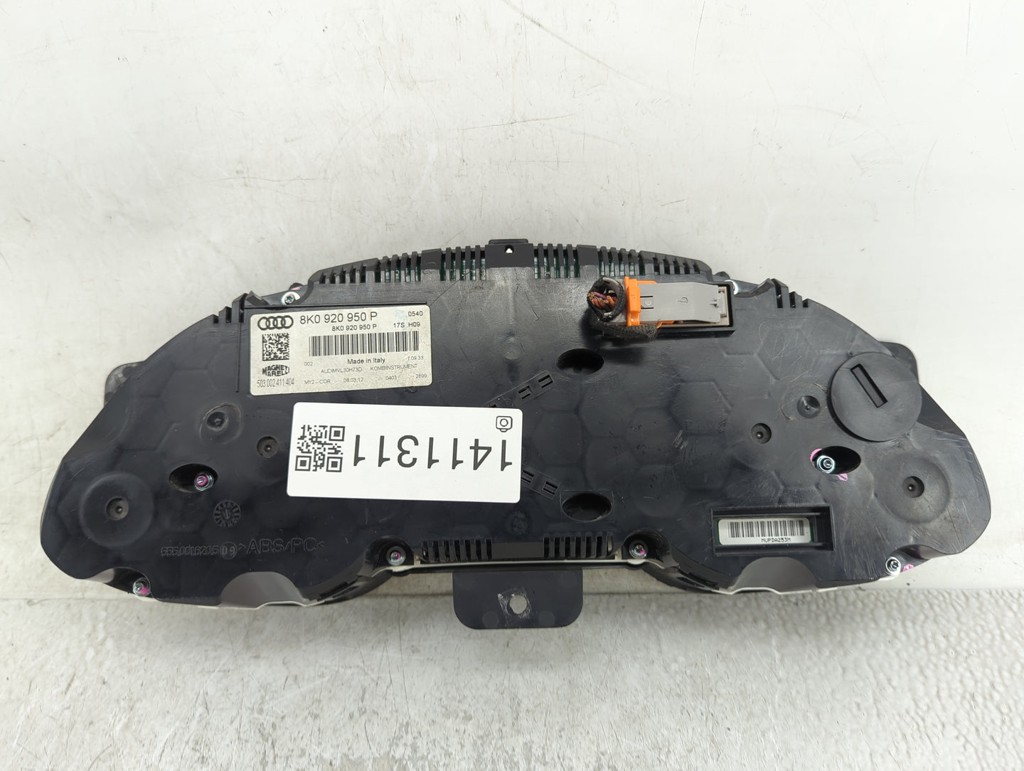 2013 Audi A4 Instrument Cluster Speedometer Gauges P/N:8K0920950P Fits OEM Used Auto Parts - Oemusedautoparts1.com