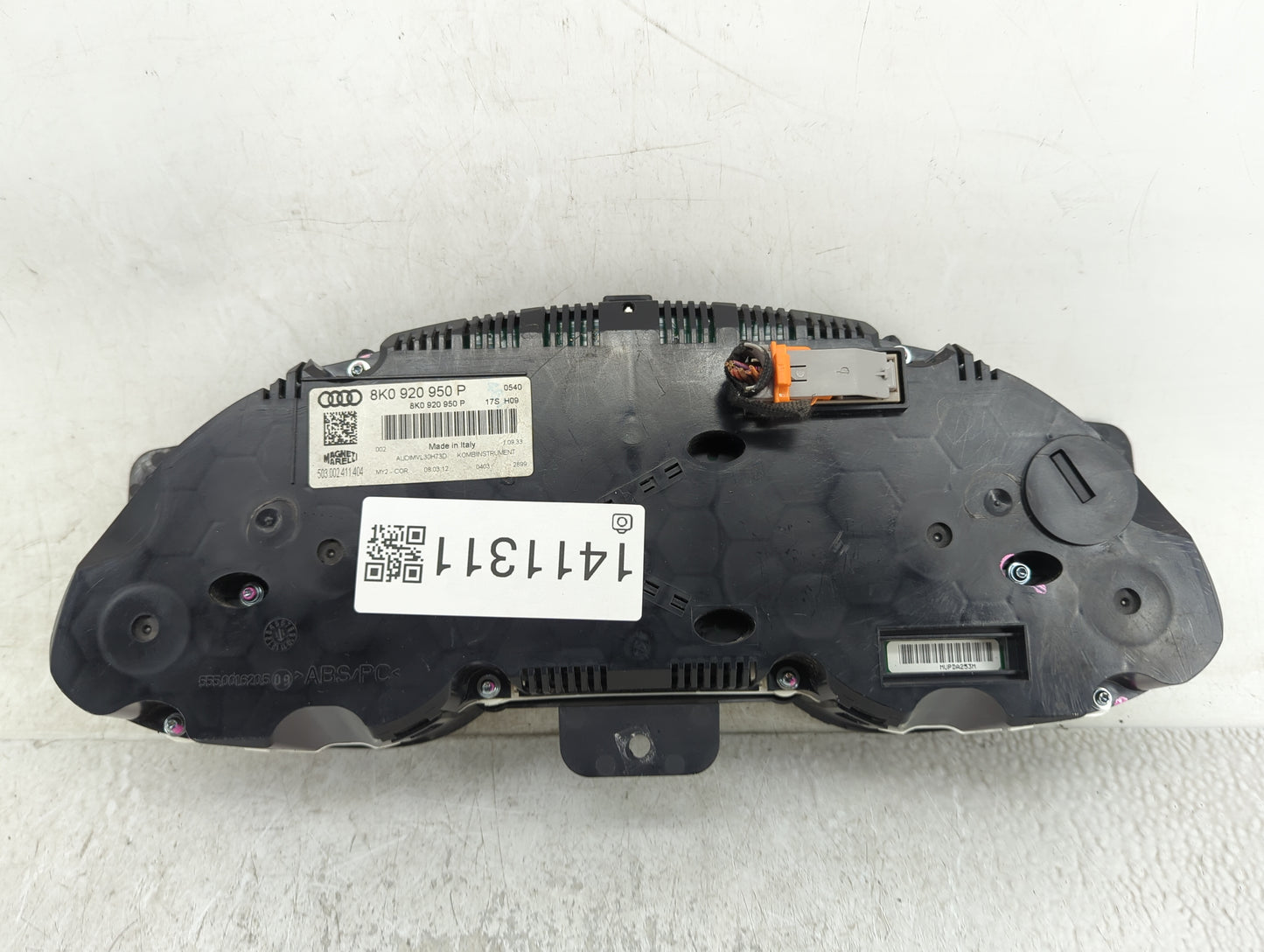 2013 Audi A4 Instrument Cluster Speedometer Gauges P/N:8K0920950P Fits OEM Used Auto Parts - Oemusedautoparts1.com