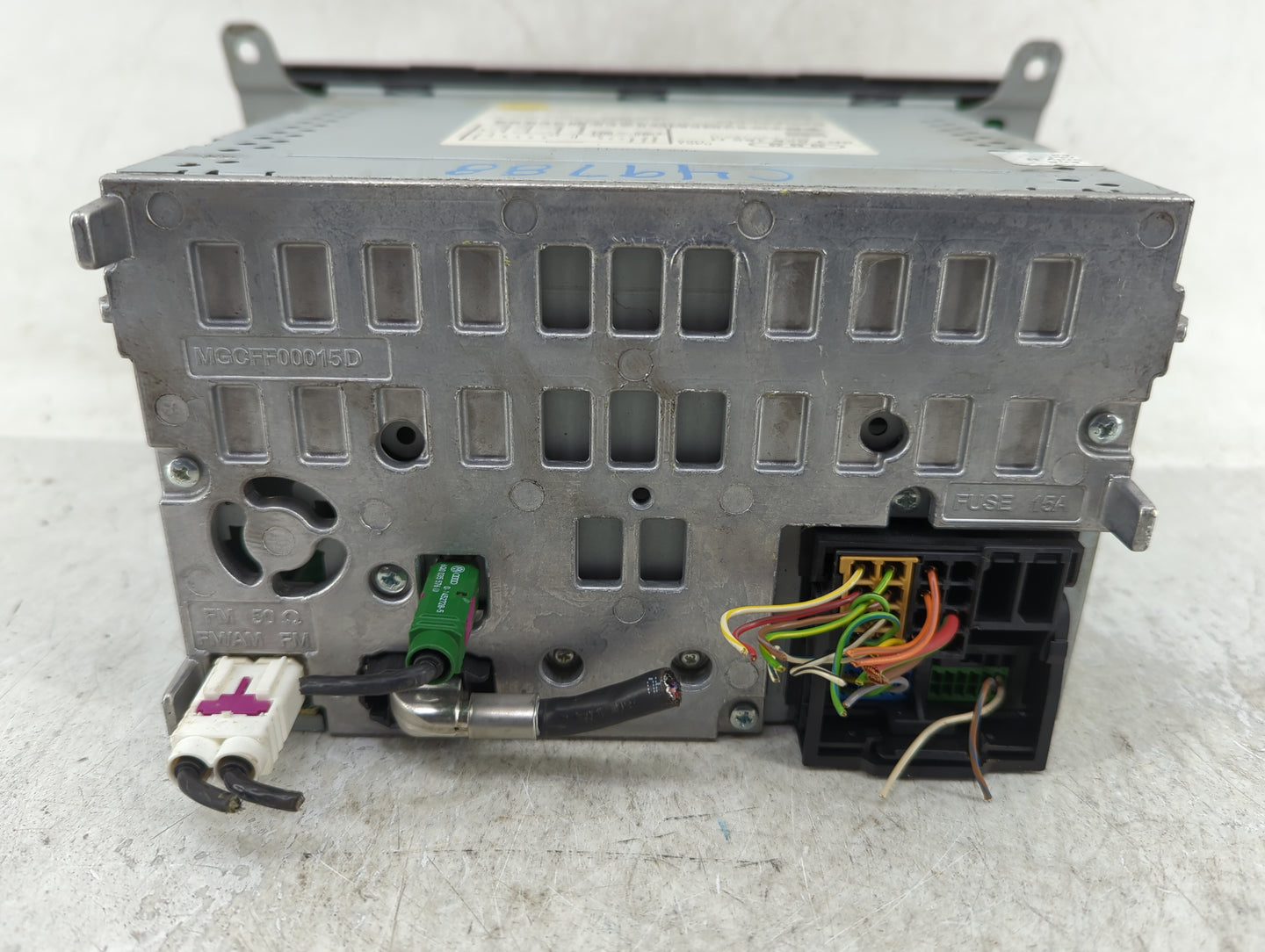 2013-2016 Audi A4 Radio AM FM Cd Player Receiver Replacement P/N:8R1 035 186 H Fits Fits 2013 2014 2015 2016 OEM Used Auto P