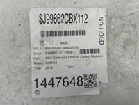 2013 Audi A4 Safety Restraint Srs Airbag Control Module - Oemusedautoparts1.com