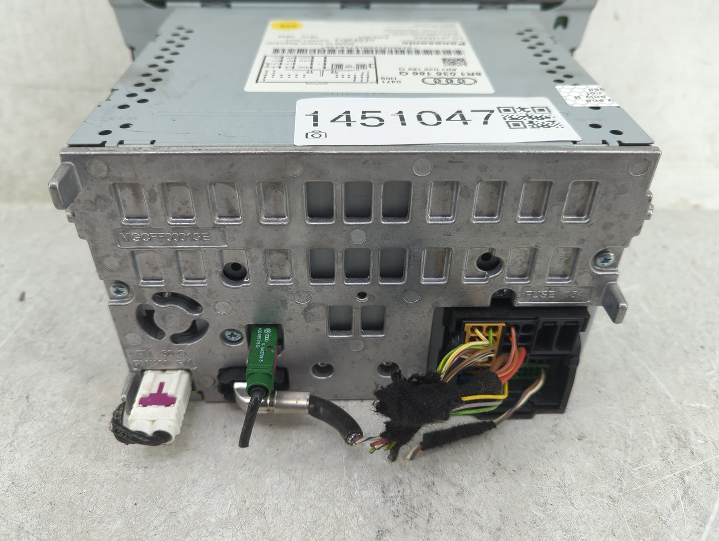 2013-2016 Audi A4 Radio AM FM Cd Player Receiver Replacement P/N:8R1035186Q CQ-JA12E6AE Fits Fits 2013 2014 2015 2016 OEM Us