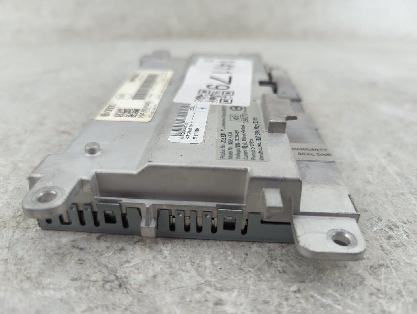2013-2016 Audi A4 Information Display Screen - Oemusedautoparts1.com