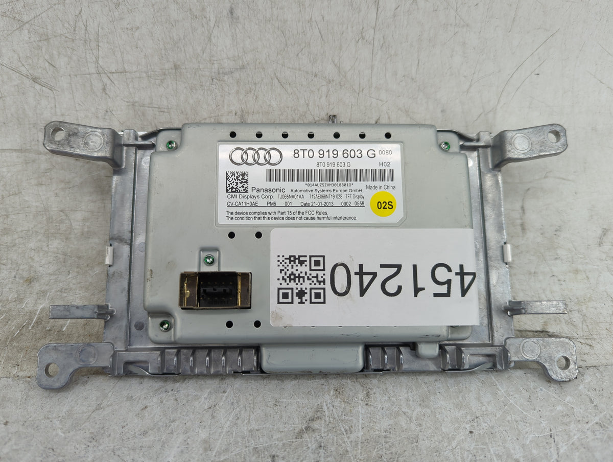 2009-2016 Audi A4 Information Radio Display Screen 1451240 - Oemusedautoparts1.com