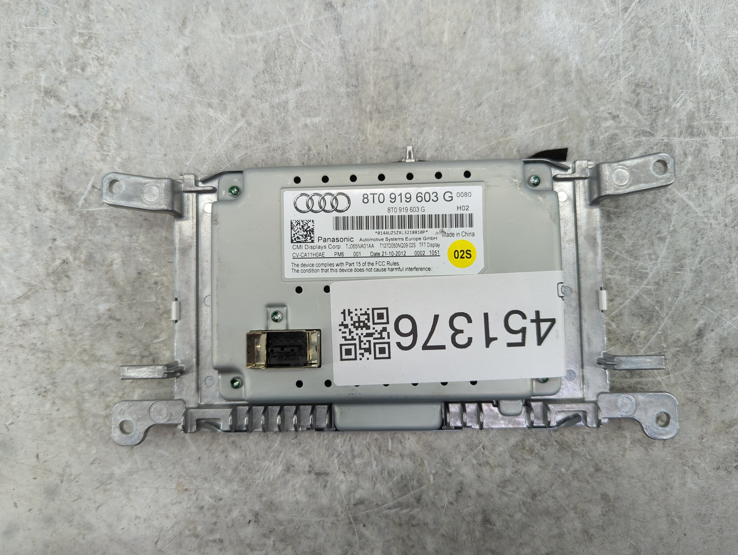 2013-2016 Audi A4 Information Display Screen - Oemusedautoparts1.com