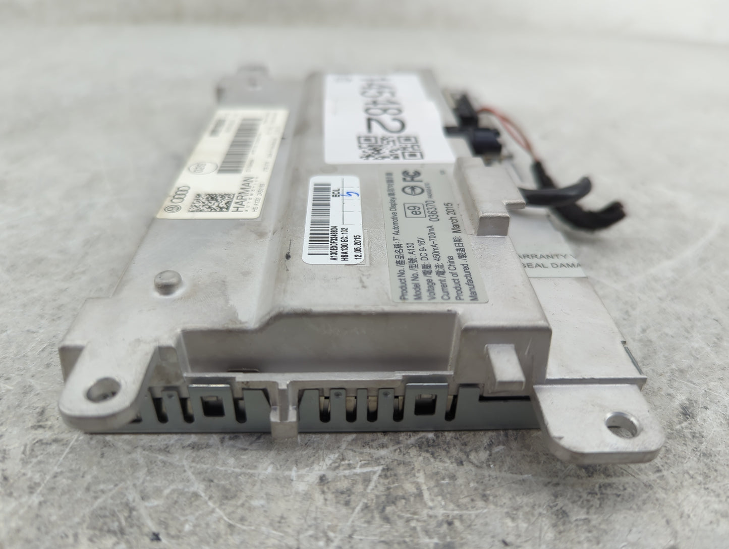 2013-2016 Audi A4 Information Display Screen - Oemusedautoparts1.com