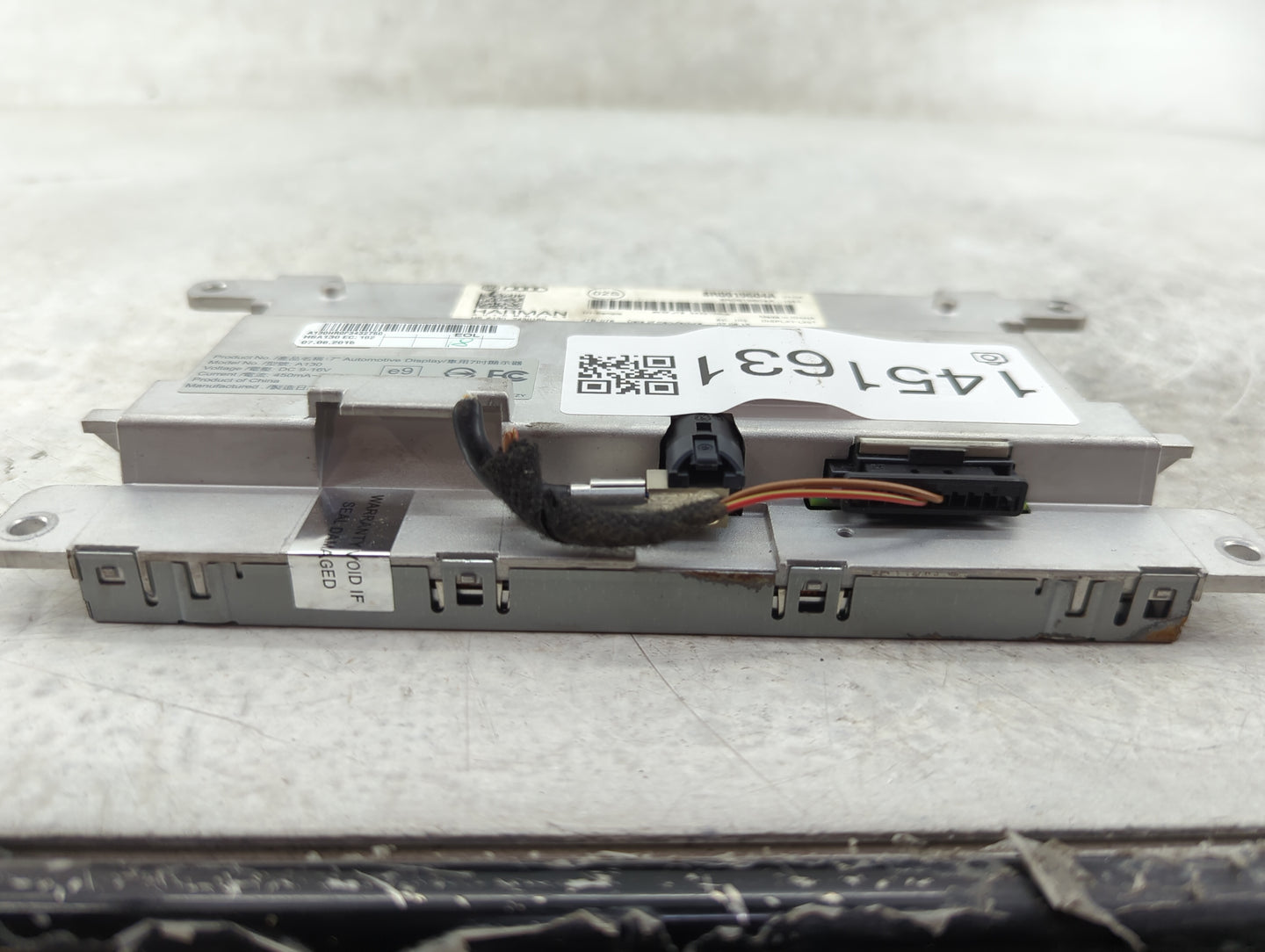 2013-2016 Audi A4 Information Display Screen - Oemusedautoparts1.com