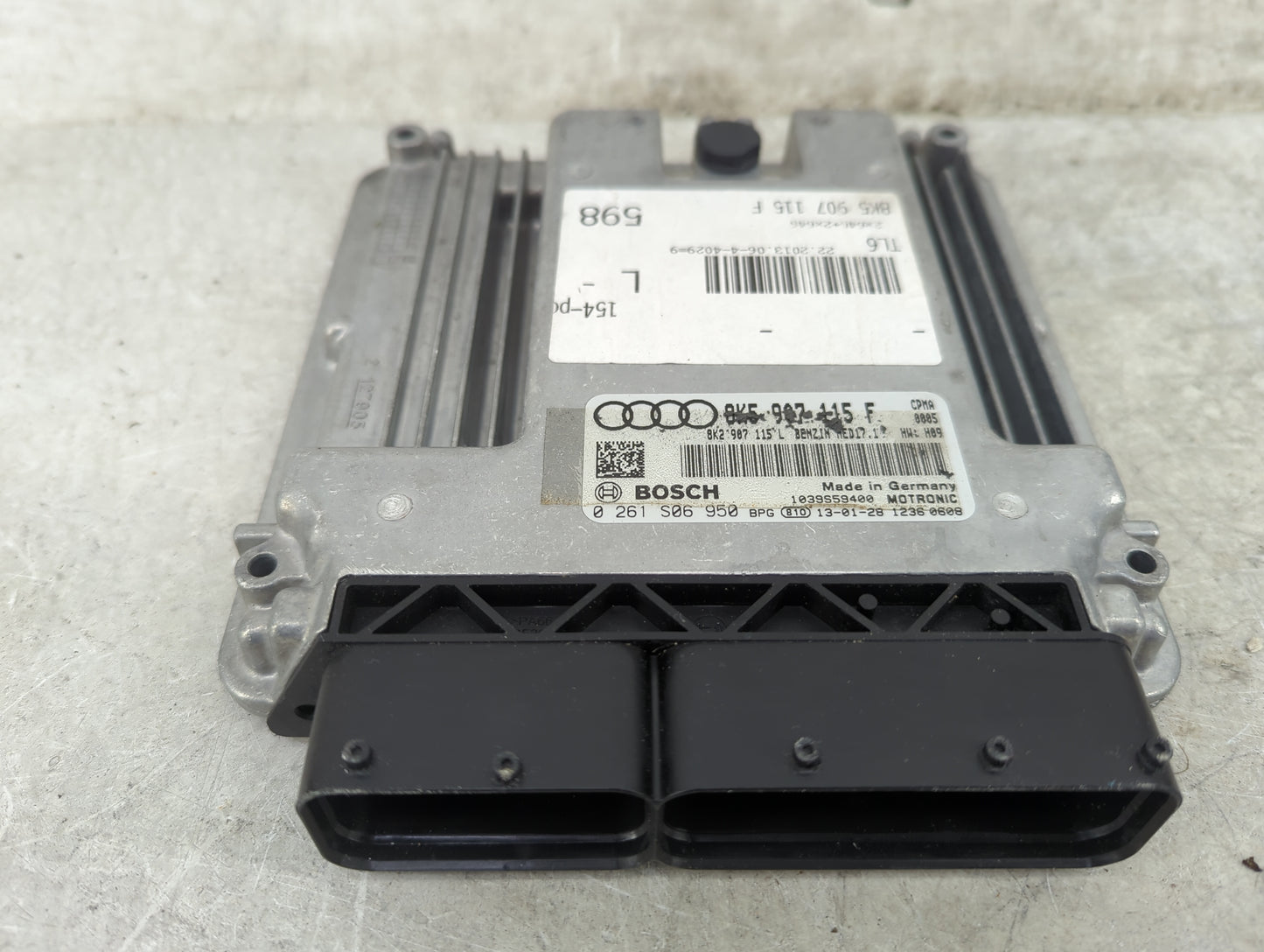 2013-2016 Audi A4 PCM Engine Control Computer ECU ECM PCU OEM P/N:8K5907115F 8K2907115L, 0261S06950 Fits Fits 2013 2014 2015