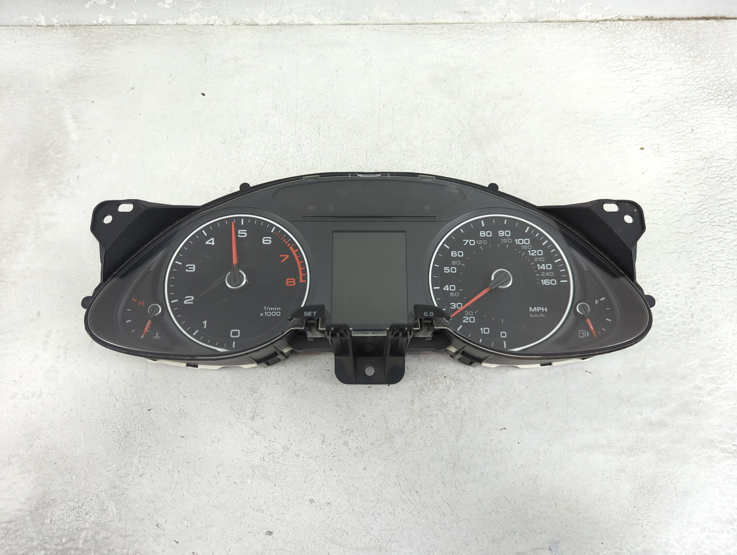 2013 Audi A4 Instrument Cluster Speedometer Gauges P/N:8K0920982D Miles:63K Fits OEM Used Auto Parts - Oemusedautoparts1.com
