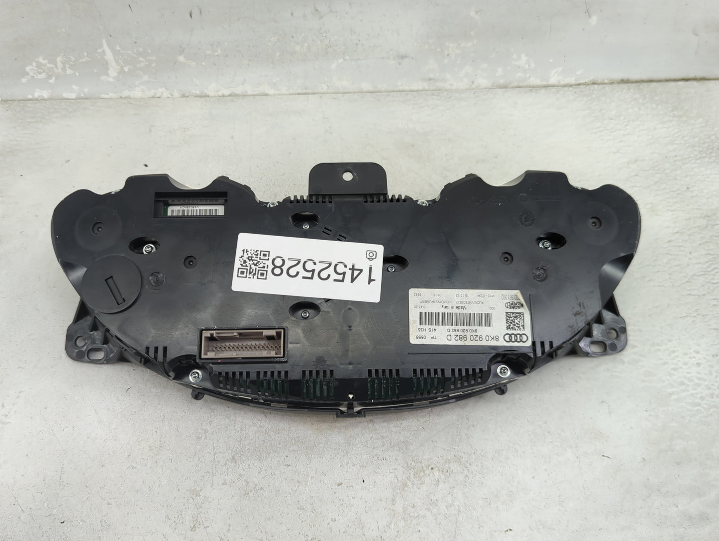 2013 Audi A4 Instrument Cluster Speedometer Gauges P/N:8K0920982D Miles:63K Fits OEM Used Auto Parts - Oemusedautoparts1.com