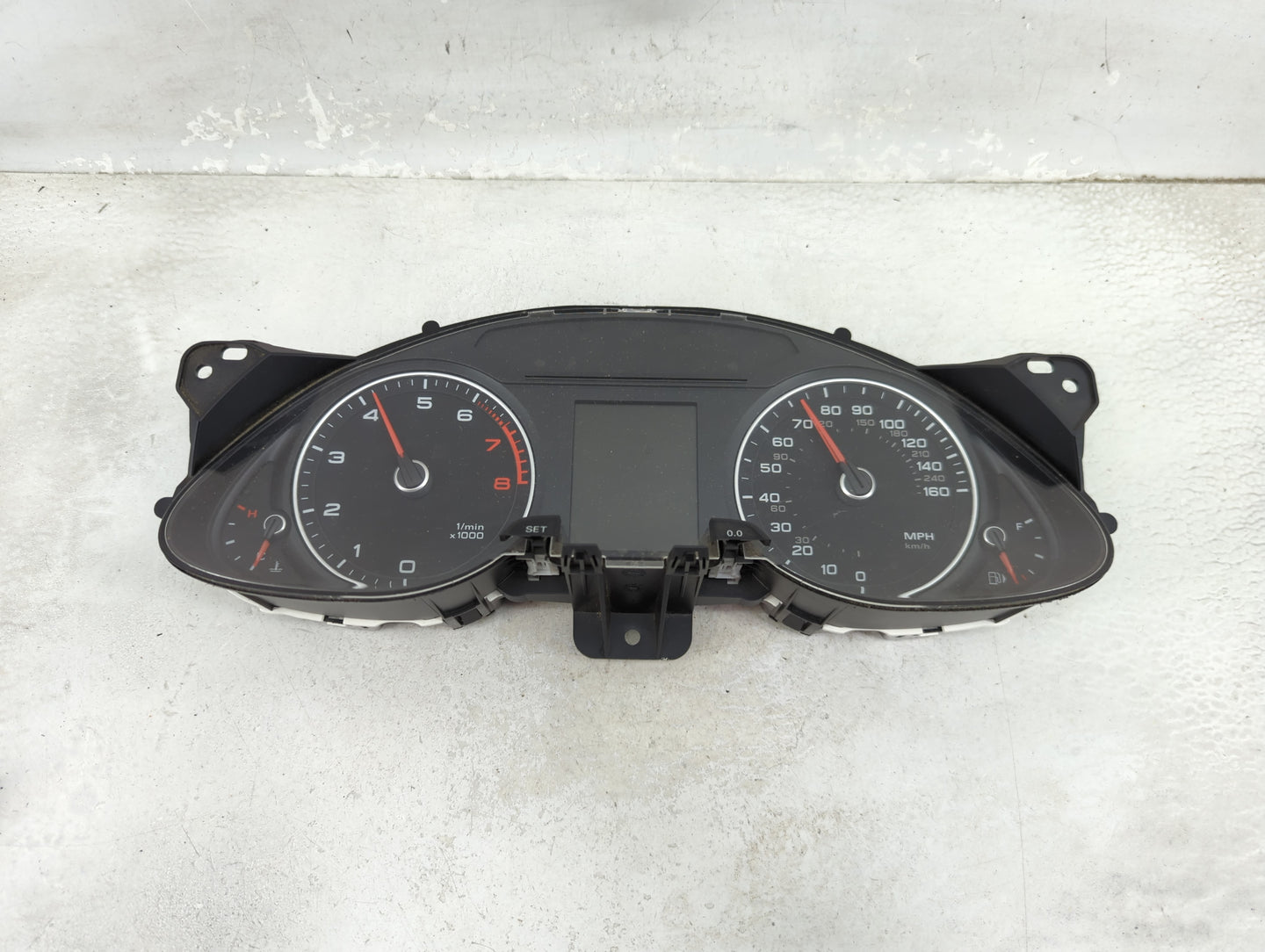 2013 Audi A4 Instrument Cluster Speedometer Gauges P/N:8K0920982D Miles:130K Fits OEM Used Auto Parts - Oemusedautoparts1.co