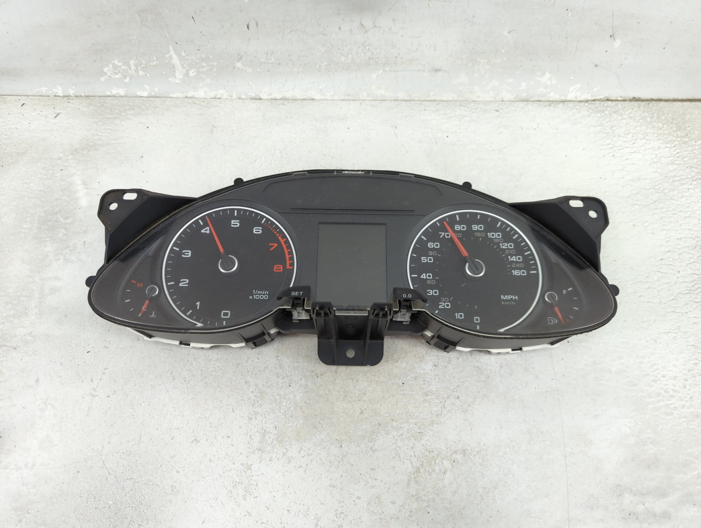 2013 Audi A4 Instrument Cluster Speedometer Gauges P/N:8K0920982D Miles:130K Fits OEM Used Auto Parts - Oemusedautoparts1.co