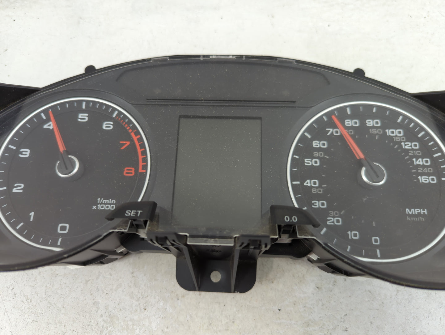 2013 Audi A4 Instrument Cluster Speedometer Gauges P/N:8K0920982D Miles:130K Fits OEM Used Auto Parts - Oemusedautoparts1.co
