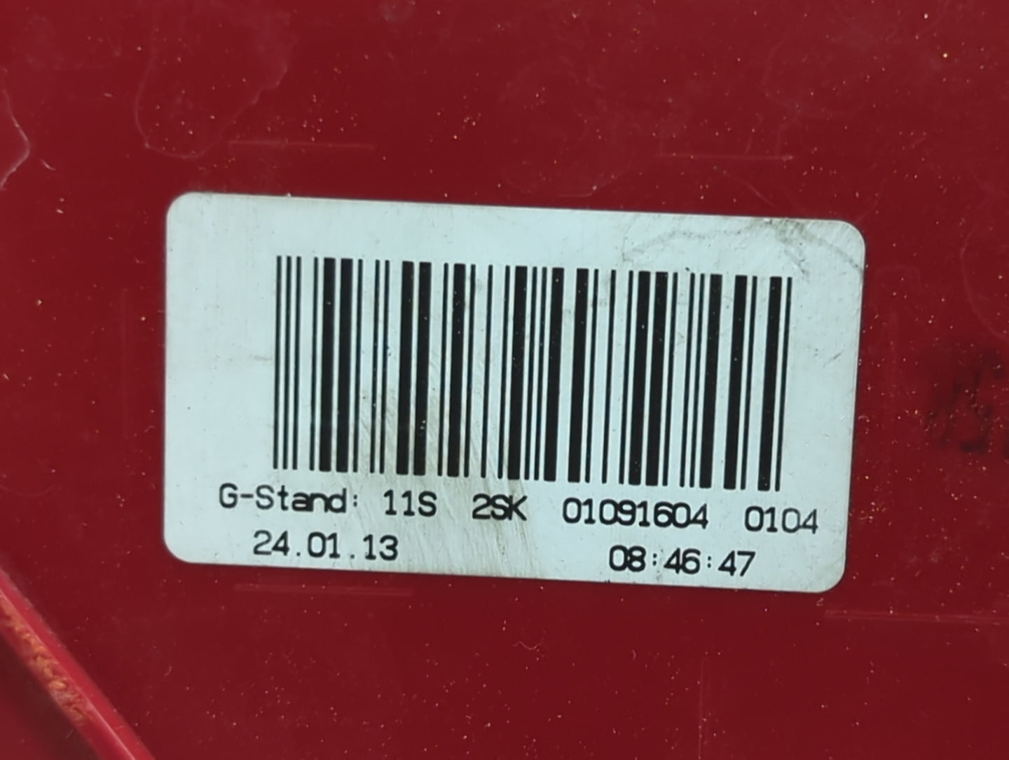 2013-2016 Audi A4 Tail Light Assembly Passenger Right OEM P/N:01091604 Fits Fits 2013 2014 2015 2016 OEM Used Auto Parts - O