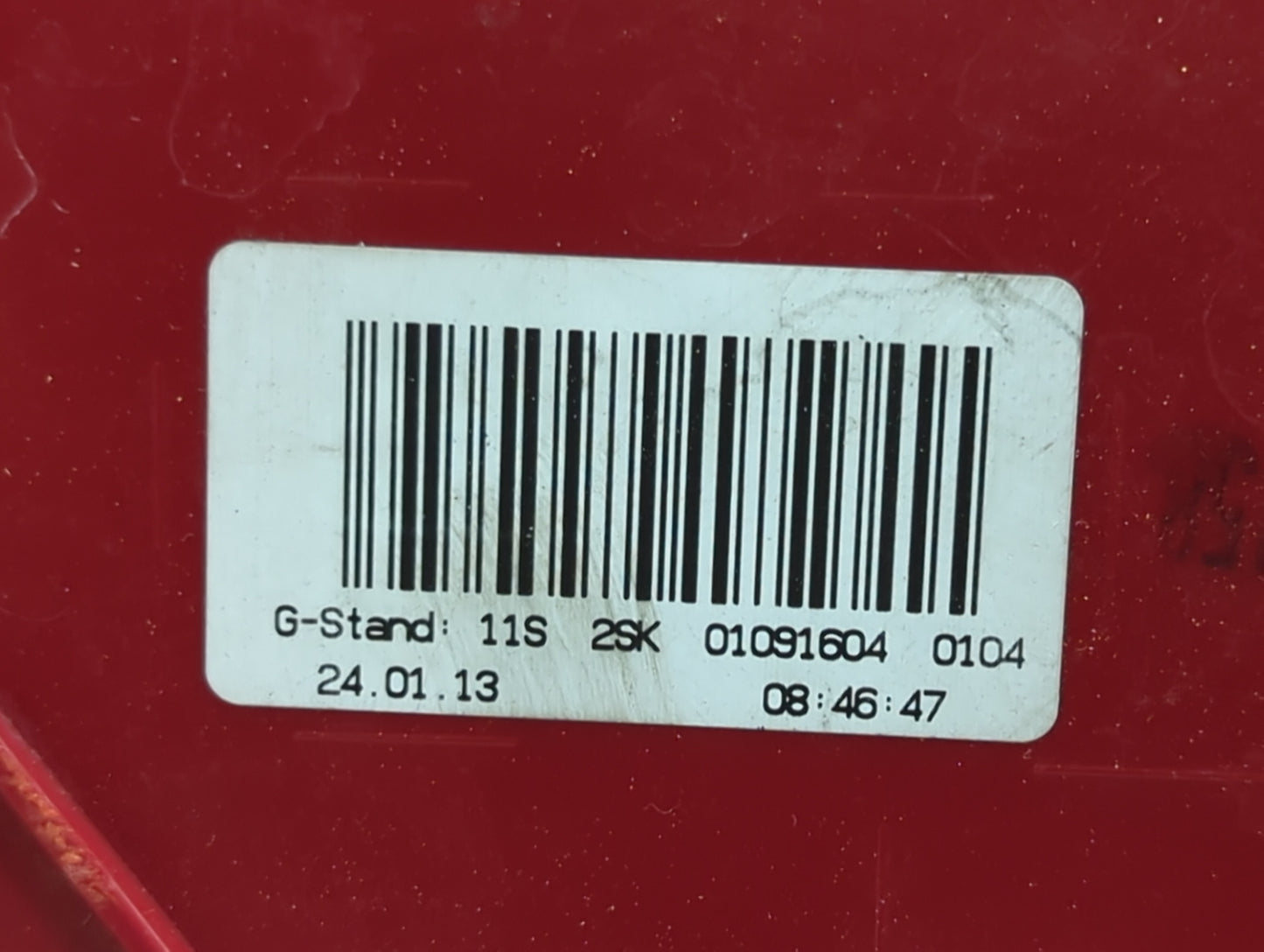 2013-2016 Audi A4 Tail Light Assembly Passenger Right OEM P/N:01091604 Fits Fits 2013 2014 2015 2016 OEM Used Auto Parts - O