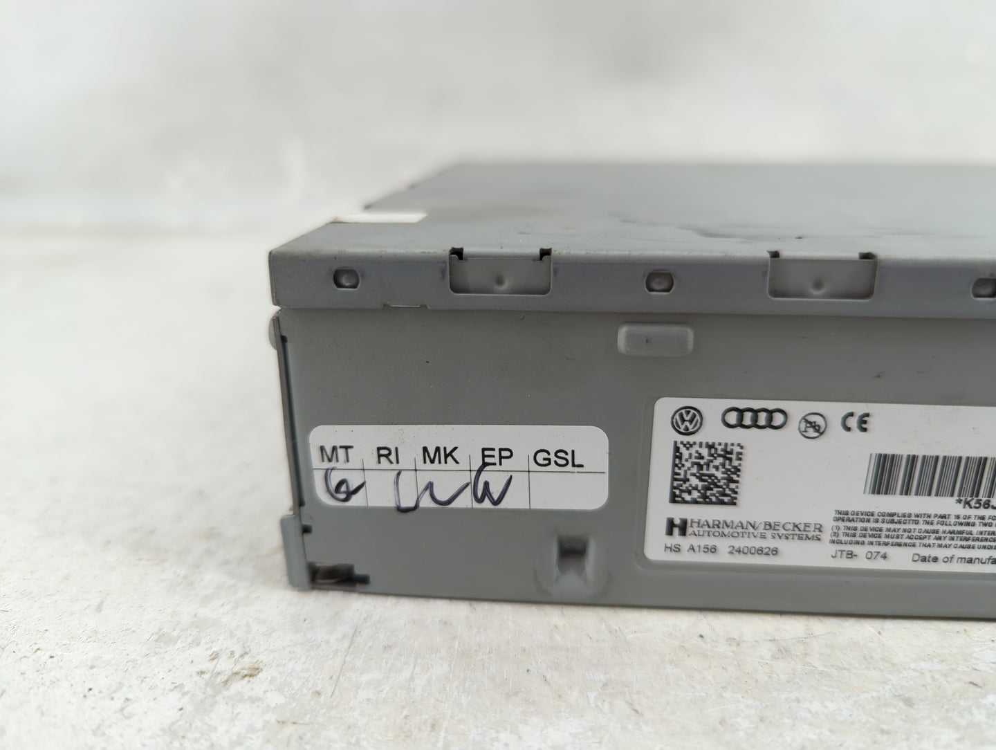 2013 Audi A4 Radio AM FM Cd Player Receiver Replacement P/N:0023 0542 4G0 035 082 E Fits Fits 2010 2011 2012 2014 2015 2016 