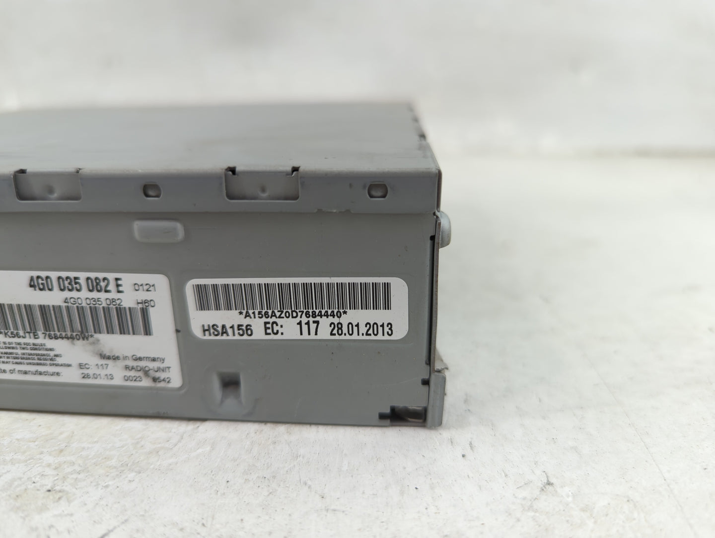 2013 Audi A4 Radio AM FM Cd Player Receiver Replacement P/N:0023 0542 4G0 035 082 E Fits Fits 2010 2011 2012 2014 2015 2016 