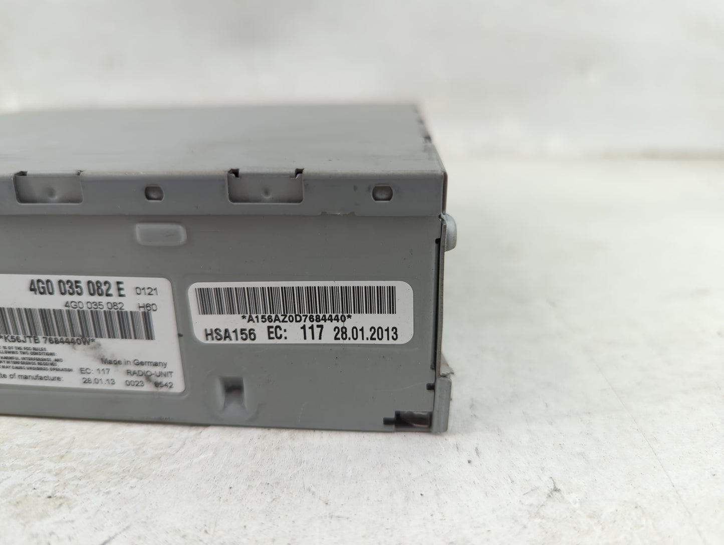 2013 Audi A4 Radio AM FM Cd Player Receiver Replacement P/N:0023 0542 4G0 035 082 E Fits Fits 2010 2011 2012 2014 2015 2016 