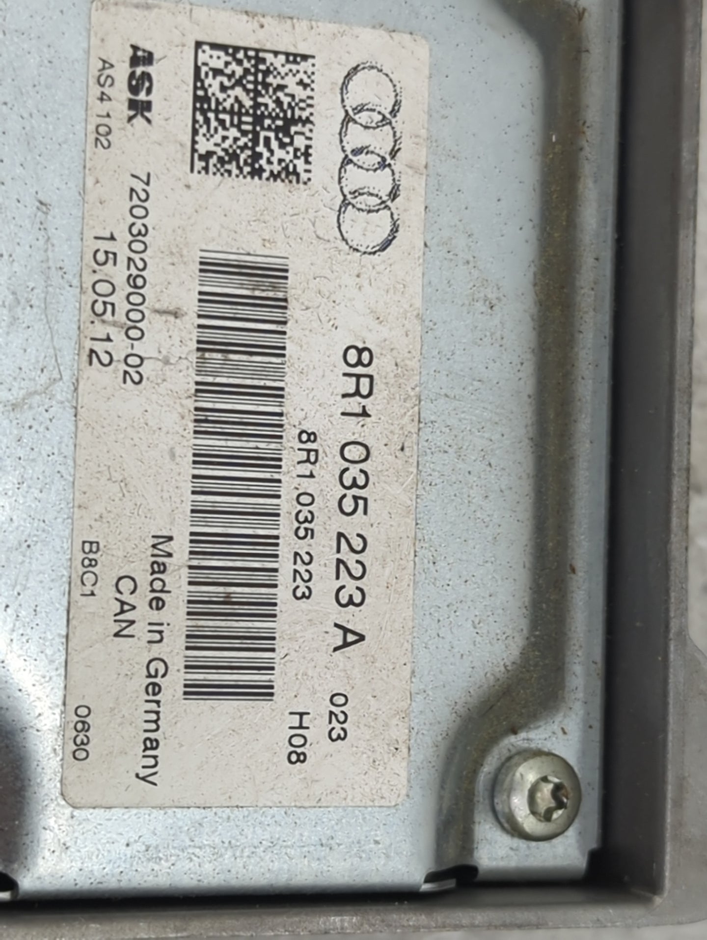 2013-2016 Audi A4 Radio Speaker Amplifier 8r1035223a|8r1035223 - Oemusedautoparts1.com