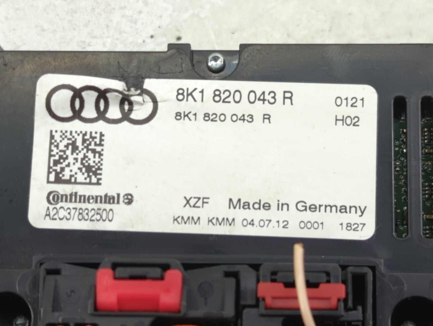 2013-2016 Audi A4 Climate Control Module Temperature AC/Heater Replacement P/N:8K1 820 043 R Fits Fits 2013 2014 2015 2016 2