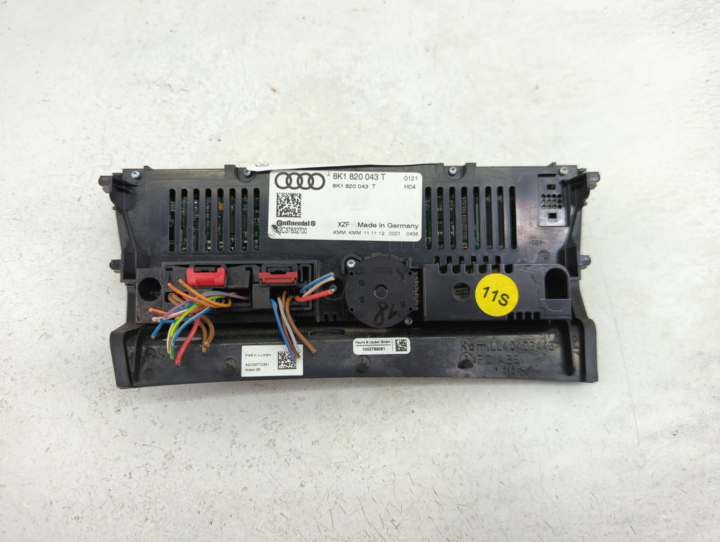 2013-2016 Audi A4 Climate Control Module Temperature AC/Heater Replacement P/N:8K1 820 043 T Fits Fits 2013 2014 2015 2016 2