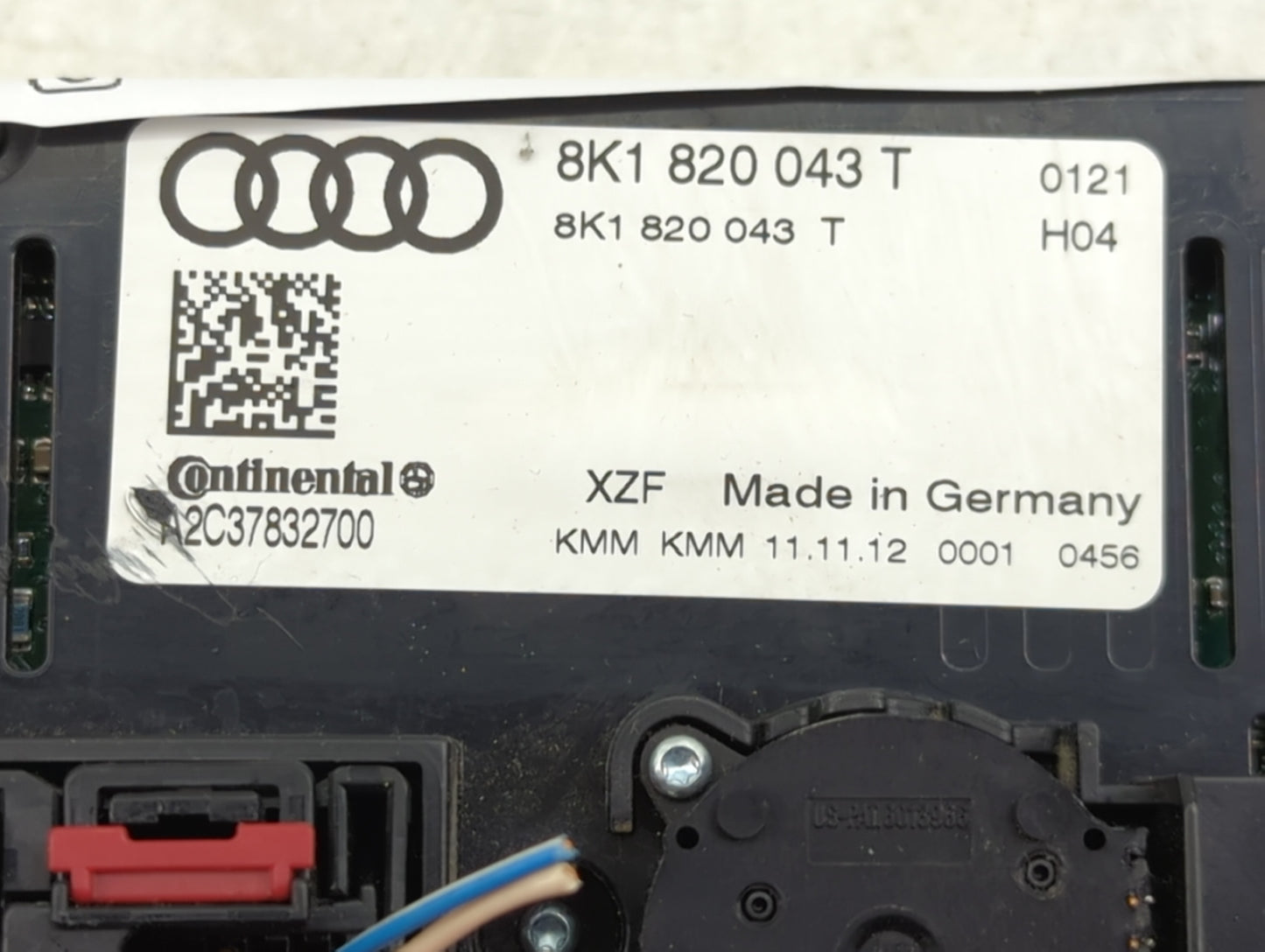 2013-2016 Audi A4 Climate Control Module Temperature AC/Heater Replacement P/N:8K1 820 043 T Fits Fits 2013 2014 2015 2016 2