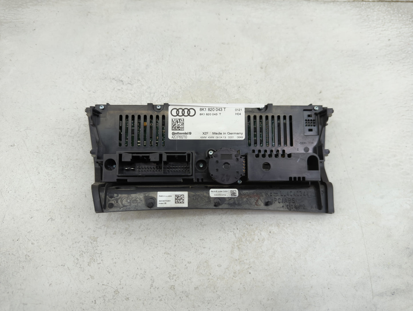 2013-2016 Audi A4 Climate Control Module Temperature AC/Heater Replacement P/N:8K1 820 043 T Fits Fits 2013 2014 2015 2016 2