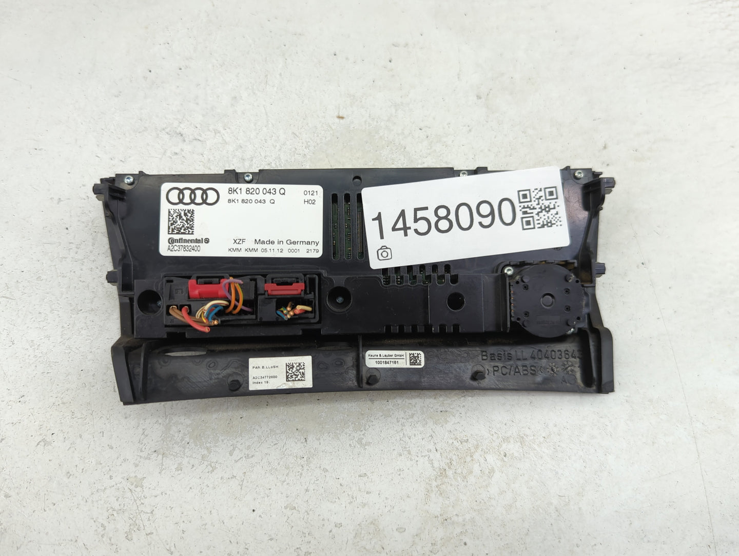 2013-2016 Audi A4 Climate Control Module Temperature AC/Heater Replacement P/N:8K1 820 043 Q Fits Fits 2013 2014 2015 2016 2