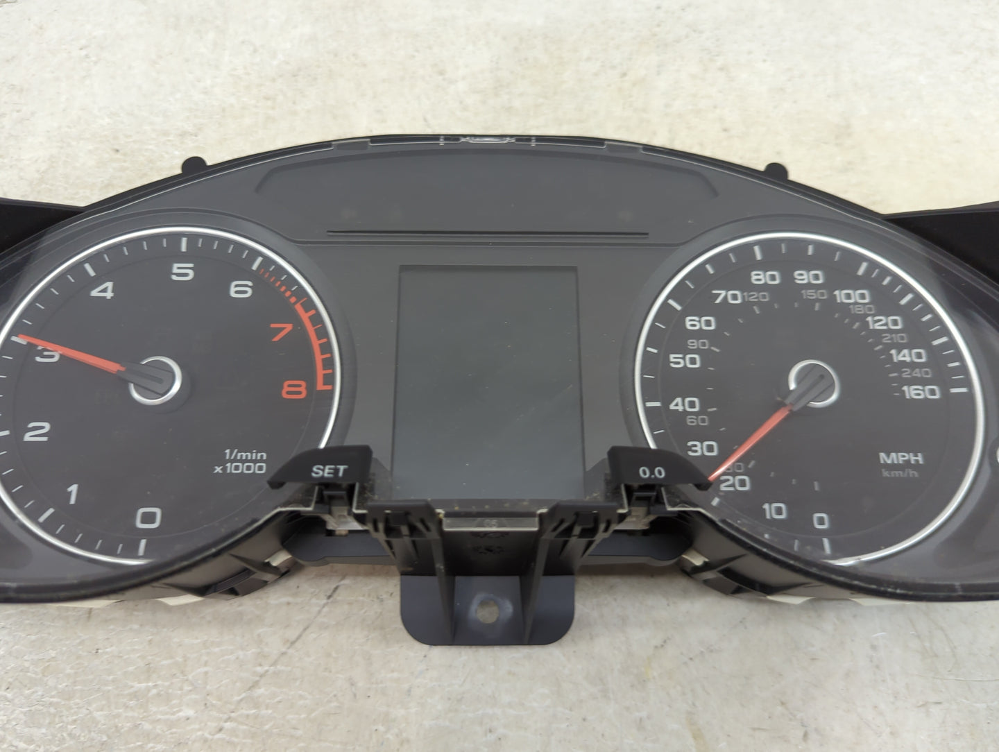 2013 Audi A4 Instrument Cluster Speedometer Gauges P/N:8K0920950R Miles:156K Fits OEM Used Auto Parts - Oemusedautoparts1.co