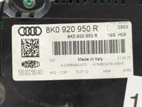 2013 Audi A4 Instrument Cluster Speedometer Gauges P/N:8K0920950R 503002560401, AUDIRB94A297D Miles:133K Fits OEM Used Auto 