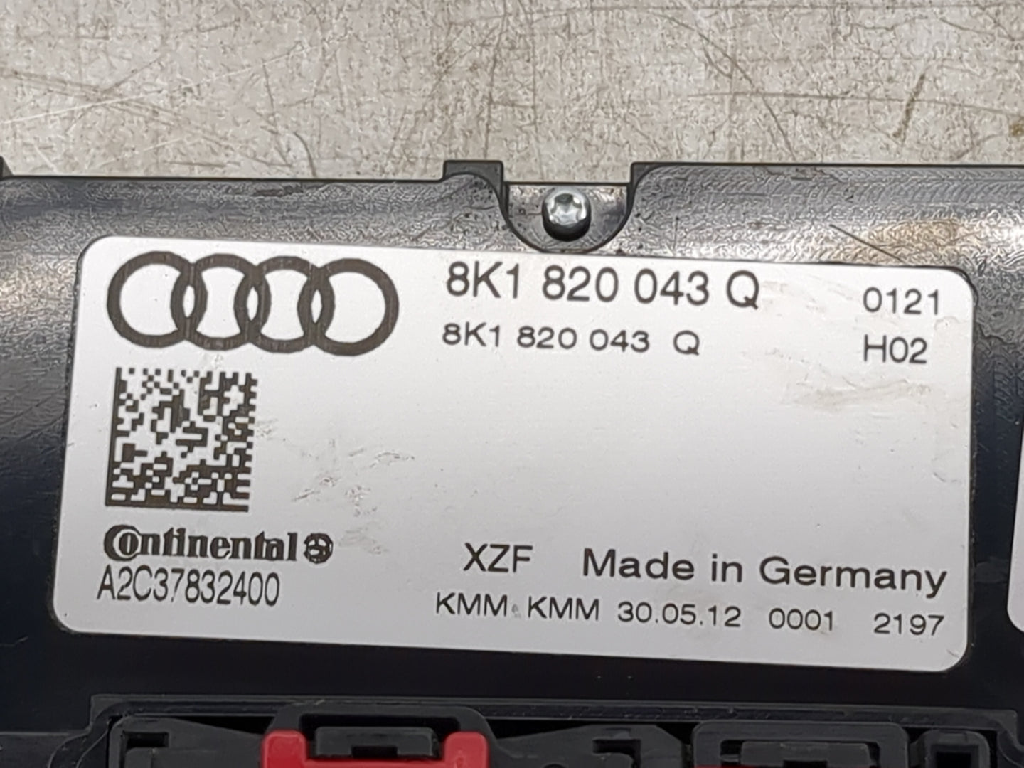 2013-2016 Audi A4 Climate Control Module Temperature AC/Heater Replacement P/N:8K1 820 043 Q Fits Fits 2013 2014 2015 2016 2