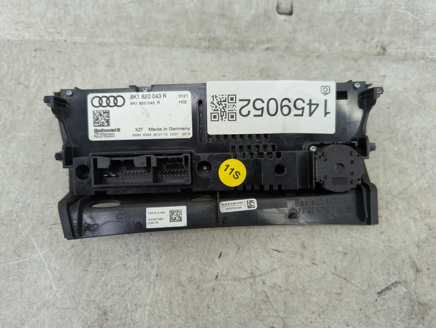 2013-2016 Audi A4 Climate Control Module Temperature AC/Heater Replacement P/N:8K1 820 043 R Fits Fits 2013 2014 2015 2016 2