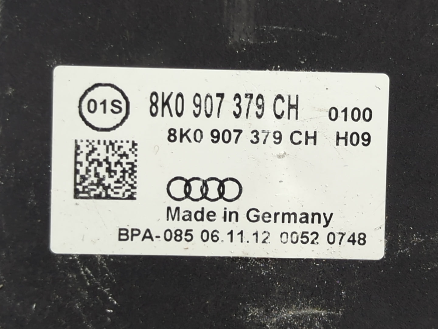 2013 Audi A4 ABS Pump Control Module Replacement P/N:8K0 907 379 CH Fits OEM Used Auto Parts - Oemusedautoparts1.com