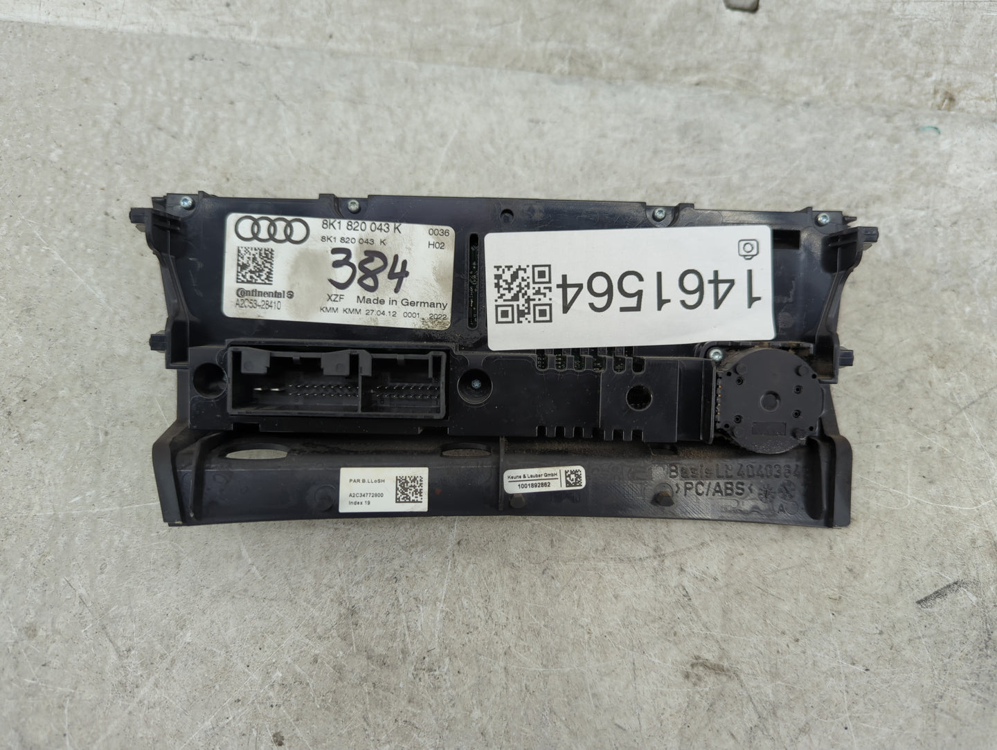 2013-2016 Audi A4 Climate Control Module Temperature AC/Heater Replacement P/N:8K1 820 043 K Fits Fits 2013 2014 2015 2016 2