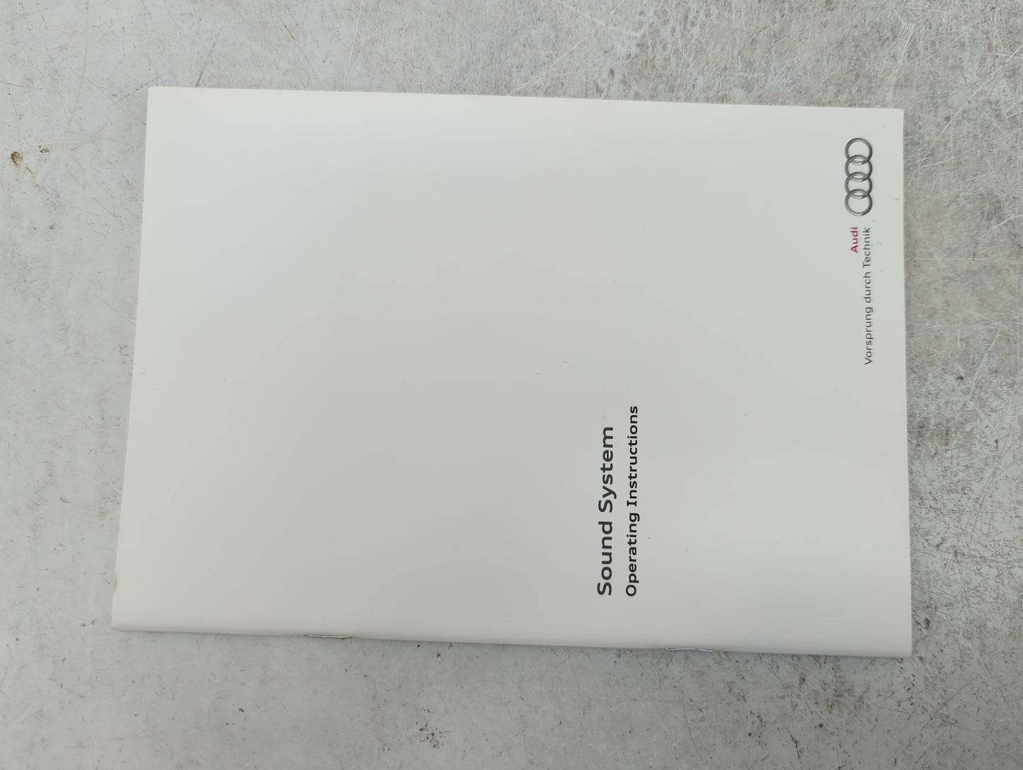 2013 Audi A4 Owners Manual Book Guide P/N:131.561.8K0.23 1315618K023, 121.566.8RA.21, 1215668RA21 OEM Used Auto Parts - Oemu