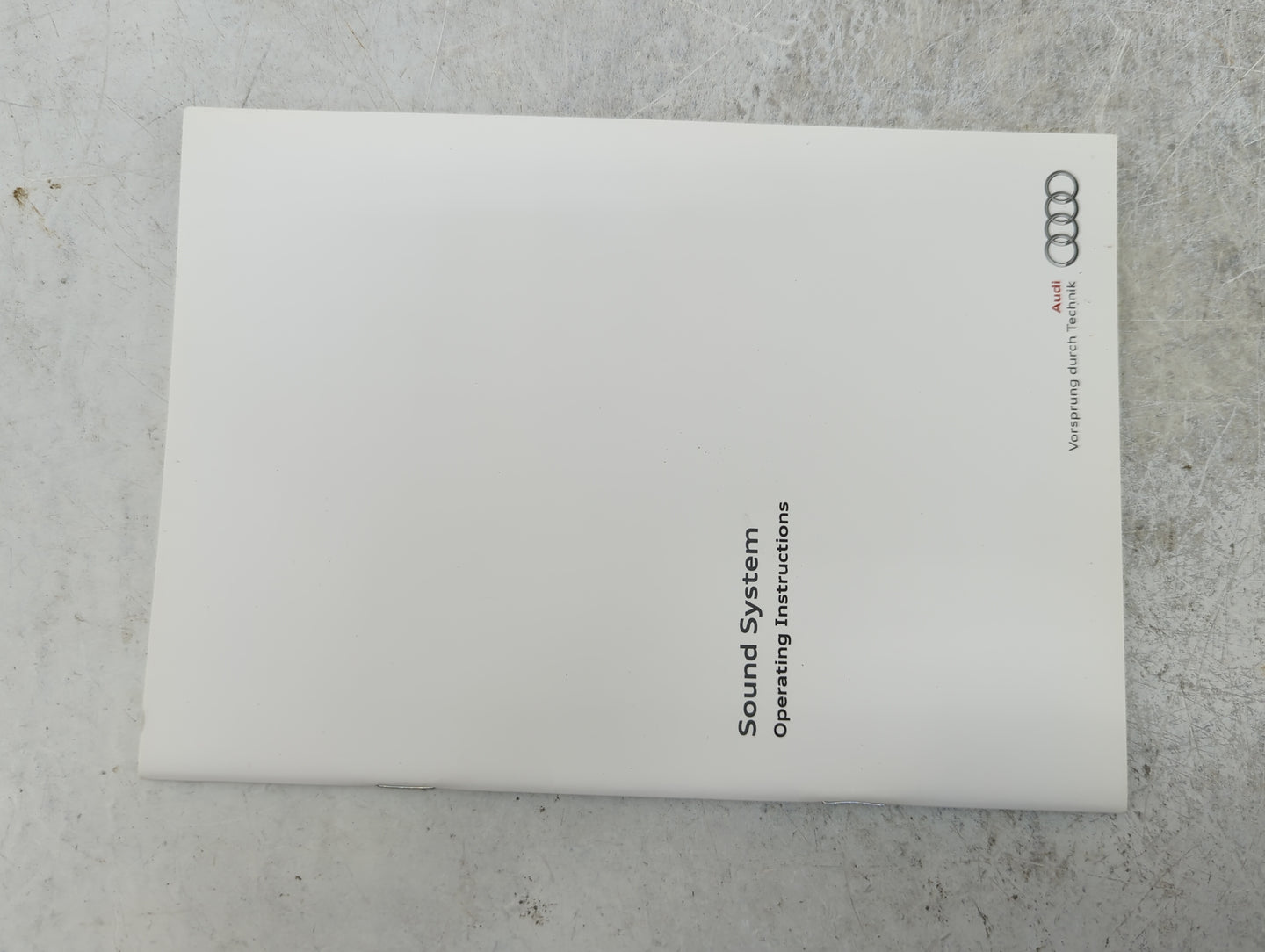 2013 Audi A4 Owners Manual Book Guide P/N:131.561.8K0.23 1315618K023, 121.566.8RA.21, 1215668RA21 OEM Used Auto Parts - Oemu