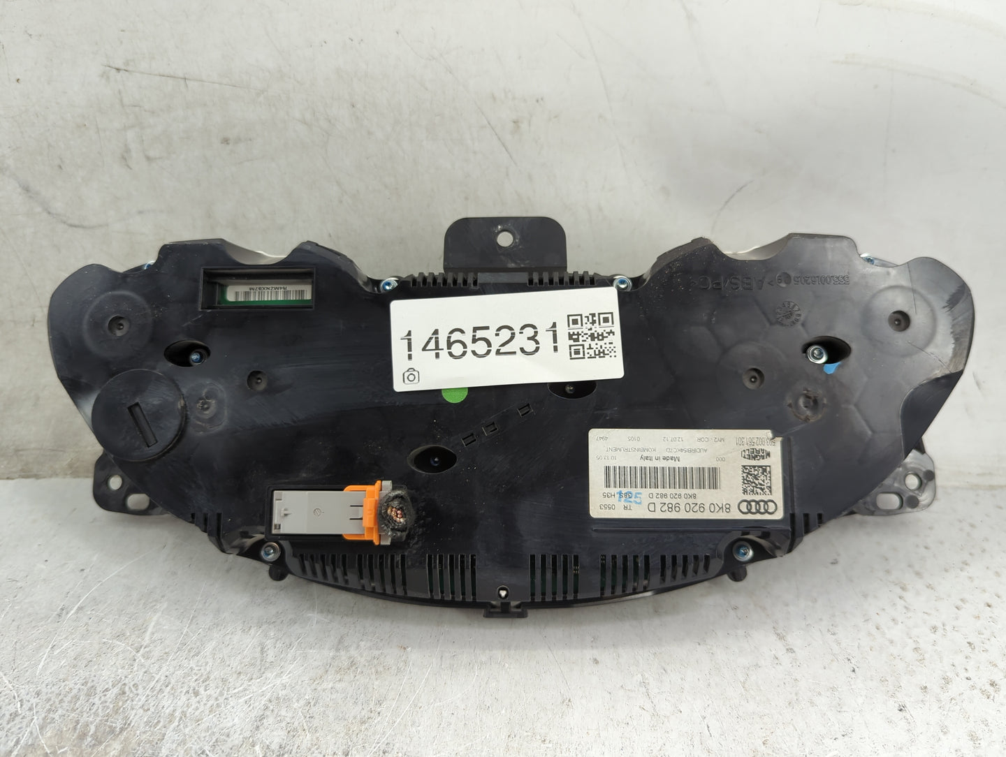 2013 Audi A4 Instrument Cluster Speedometer Gauges P/N:8K0920982D 503002561301 Miles: Fits OEM Used Auto Parts - Oemusedauto