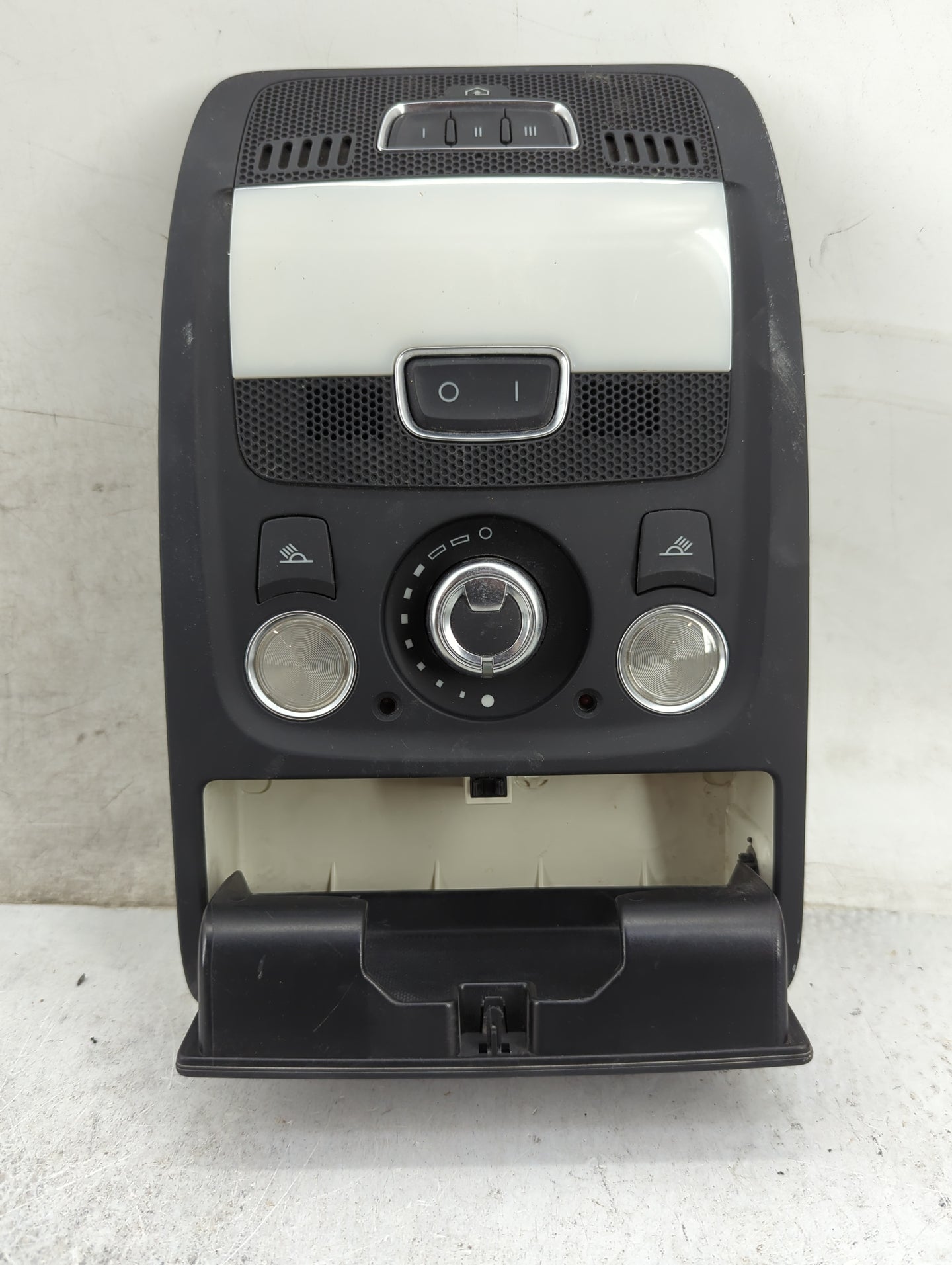 2013-2015 Audi A4 Overhead Roof Console Black - Oemusedautoparts1.com