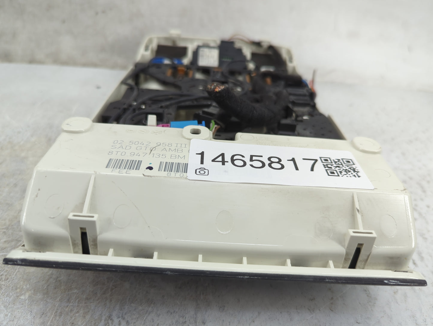 2013-2015 Audi A4 Overhead Roof Console Black - Oemusedautoparts1.com